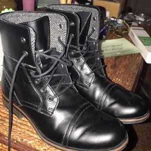 Black Combat boots